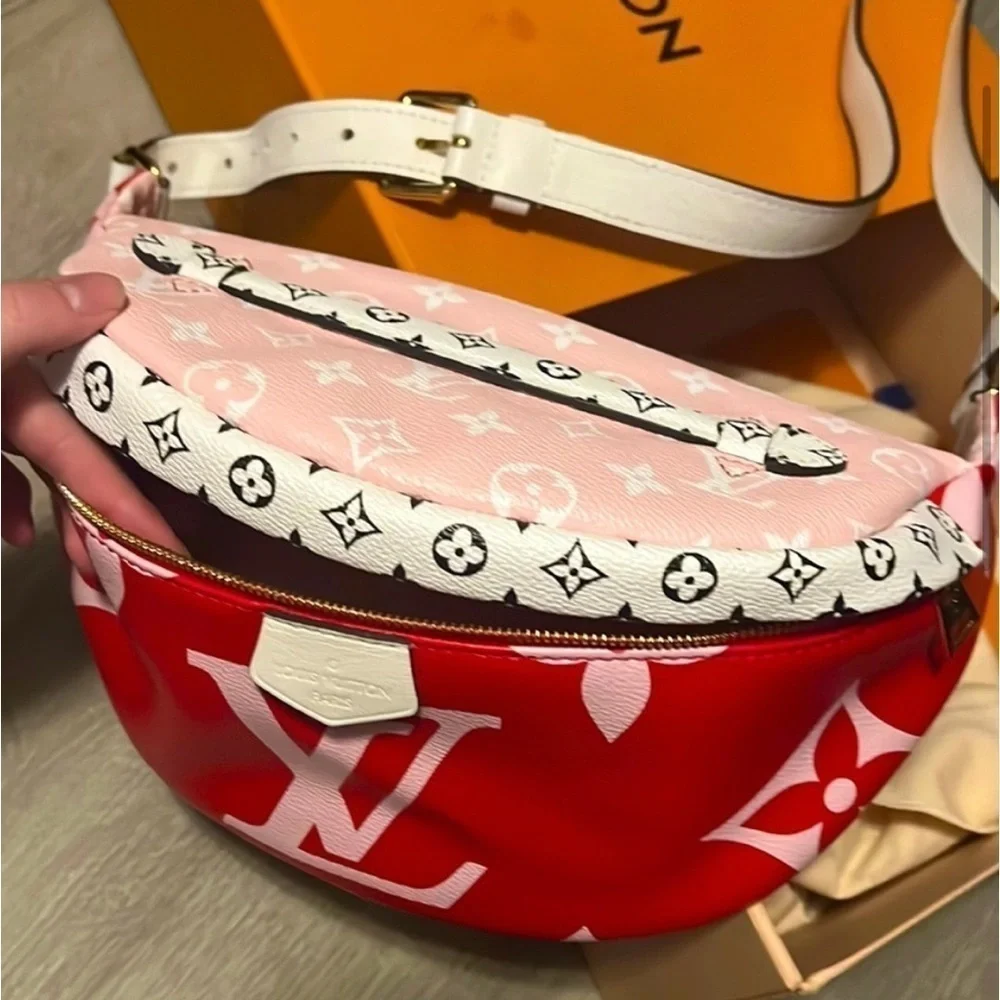 Louis Vuitton Giant Monogram Canvas Bum Bag, 2019 collection (rare!)